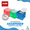 Gambar Rautan Pensil KUM Sharpener Magnesium Cube Container - 2 HL MG BLUE dari Artemedia Shop Kota Bandung 2 Tokopedia