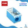 Gambar Rautan Pensil KUM Sharpener Polystyrene 1 Hole Container - DOME LID BLUE dari Artemedia Shop Kota Bandung 12 Tokopedia