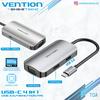 Gambar Vention Converter 4in1 Type-C USB C To HDMI VGA USB 3.0 PD Adapter - TOA dari Vention Authorized Store 1 Tokopedia