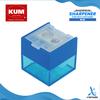 Gambar Rautan Pensil KUM Sharpener Magnesium Cube Container - 2 HL MG BLUE dari Artemedia Shop Kota Bandung 1 Tokopedia