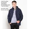 Gambar VM Jaket Zipper Polos Hoodie Full Sleting Abu tua - NavyBlue, M dari VM VanMarvell Jakarta Utara 10 Tokopedia