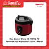 Gambar SHARP MAGIC COM 1,8 LITER KS-N18MG-RD - Rice Cooker KS N18MG RD dari Candi Elektronik Solo Kota Surakarta 1 Tokopedia
