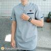 Gambar Baju Koko Kurta Lengan Pendek Pakistan Modern Warna Dewasa Pria Muslim - Abu-abu, Ukuran Random dari Warung Jual Miring Jakarta Utara 6 Tokopedia
