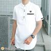 Gambar Baju Koko Kurta Lengan Pendek Pakistan Modern Warna Dewasa Pria Muslim - Abu-abu, Ukuran Random dari Warung Jual Miring Jakarta Utara 3 Tokopedia