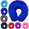 Gambar Bantal Leher Polos Velboa - Biru dari MyBearOnline Kota Surabaya 1 Tokopedia