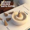 Gambar Bowl Incense holder white stone medium (ZDBLIH03) dari Leolle Bali Kab. Badung 1 Tokopedia