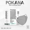 Gambar POKANA - Masker Earloop 6 Ply KN95 | Masker Medis KN95 FASHION SERIES - Black White dari INTI MEDIKA STORE 11 Tokopedia