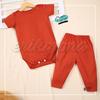 Gambar ❤️baju bayi jumper bayi polos autumn series earth tone comfy set - moca, M Top Only dari ermon baby and kids Kota Malang 5 Tokopedia