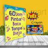 Gambar BUKU ANAK TK & PAUD 60 JAM PINTAR BACA TANPA DIEJA - 60 JAM dari cerdas media Kota Depok 3 Tokopedia