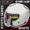 Gambar HELM KYT KYOTO SOLID WHITE HALF FACE - L dari C4MILLE Store Jakarta Utara 1 Tokopedia