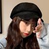 Gambar TOPI BARET FASHION KOREA IMPORT PREMIUM QUALITY CASUAL RETRO STYLE - Hitam dari Famyly8 Jakarta Timur 1 Tokopedia