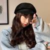 Gambar TOPI BARET FASHION KOREA IMPORT PREMIUM QUALITY CASUAL RETRO STYLE - Hitam dari Famyly8 Jakarta Timur 4 Tokopedia