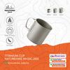 Gambar TITANIUM CUP NATUREHIKE NH20CJ005 GELAS MUG LIPAT ULTRALIGHT CAMPING - S dari Naturehike Jakarta Jakarta Timur 1 Tokopedia