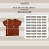 Gambar ARDENLEON Unisex Rib Button Shirt Atasan Anak (4-7 Yr) - Army Green, 3L (4-5 Yr) dari ARDENLEON Jakarta Barat 3 Tokopedia
