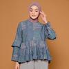 Gambar ZM Zaskia Mecca - Bavya Navy Blouse - Jelita Indonesia - Mandalika - XXL dari Zaskia Mecca Official Kab. Bekasi 1 Tokopedia
