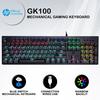 Gambar HP GK100 Rainbow RGB - Mechanical Gaming Keyboard - Blue Switch dari Goodgamingshop Jakarta Pusat 1 Tokopedia