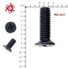 Gambar Baut Screw Kecil Flat Head M2 M2.5 M3 Carbon Steel Nickle Plated Black - M3x4 dari Elektron Mart Kota Tangerang 7 Tokopedia