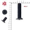 Gambar Baut Screw Kecil Flat Head M2 M2.5 M3 Carbon Steel Nickle Plated Black - M3x4 dari Elektron Mart Kota Tangerang 14 Tokopedia