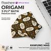 Gambar Maschere Masker Kain Origami - 3 Ply - Maroon dari Maschere Kab. Sleman 26 Tokopedia