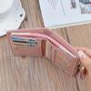Gambar Dompet Lipat Mini Wanita card holder slot uang dan coin lucu mewah - Biru Muda dari shohiby store Jakarta Barat 3 Tokopedia