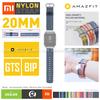 Gambar Nylon Strap 20mm for Smartwatch Amazfit GTS / BIP / U / LITE / GTR 42M - MIDNIGHT BLUE dari G-Rex Jakarta Barat 1 Tokopedia
