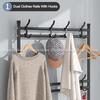 Gambar XM560 Rak Serbaguna Portable Stand Hanger Pakaian Baju / Topi / Sepatu - BLACK dari G-Rex Jakarta Barat 6 Tokopedia