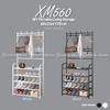 Gambar XM560 Rak Serbaguna Portable Stand Hanger Pakaian Baju / Topi / Sepatu - BLACK dari G-Rex Jakarta Barat 3 Tokopedia