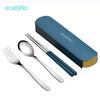 Gambar ecentio Set Alat Makan Sendok Garpu Sumpit 410 Stainless Steel - Hitam dari ecentio Official Store Kab. Bekasi 8 Tokopedia
