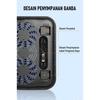 Gambar Cooler Pad Robot RT-LCS01 Portable Dual Fans/Ultra Quiet Cooling Pad - Hitam dari mmcroxy.onlineshop Jakarta Pusat 4 Tokopedia
