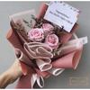 Gambar HER.FLORIST 3PCS Soap and Dried Flowers Bouquet / Buket Bunga Sabun - pink muda dari Her.Florist Kota Tangerang Selatan 4 Tokopedia