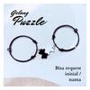 Gambar GELANG PUZZLE/GELANG PERSAHABATAN/BUKAN GELANG MAGNET (HARGA 1 GELANG) - PUZZLE PUTIH, REQUEST NAMA dari FiyuID Kota Bandung 2 Tokopedia