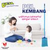 Gambar Lucsa Pel Kembang - Alat Pel Lantai Sumbu Kotak Rectangle Mop - Biru dari Lucsa Indonesia Jakarta Barat 2 Tokopedia