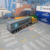 Gambar Diecast truck Miniatur container skala 64 Trailer - American Orange dari CassavaToys Kota Bekasi 4 Tokopedia