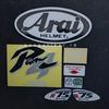 Gambar STIKER ARAI SET RAM4(BISA UNTUK TSR (arai 1pcs) - snellHitam dari kangstiker id Kab. Bandung Barat 3 Tokopedia