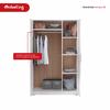 Gambar Mobeliving - Furniture Lemari 3 Pintu Full Putih Terbaru dari Mobeliving Kota Bogor 2 Tokopedia