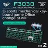 Gambar Keyboard Gaming Multimedia Mechanical AULA F3030 GREEN Backlight dari Aula Official Store 1 Tokopedia