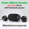 Gambar Robot RS170 USB Multimedia Speaker Komputer Stereo with LED dari bestdeal official Jakarta Pusat 1 Tokopedia