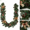 Gambar 1.8M Christmas Artificial Garland Ornament Rattan With Pine Cones - 100 PCS CHERRY dari SentralHome Jakarta Utara 8 Tokopedia