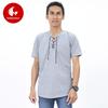 Gambar Okechuku IQBAL Kurta Kaos Polos Casual Kekinian Baju Koko Pria Muslim - Biru dongker, S dari Okechuku Jakarta Barat 2 Tokopedia