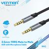 Gambar VENTION Kabel TRRS AUX 3.5mm Male to Male - BAQ - Cotton, 0.5 Meter dari VENTION by SinsheTekno 12 Tokopedia