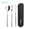 Gambar ecentio Set Alat Makan Sendok Garpu Sumpit 410 Stainless Steel - Hitam dari ecentio Official Store Kab. Bekasi 22 Tokopedia