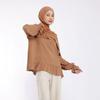 Gambar Milly Ruffle Blouse - Macaron Cream dari Kyoya_official Kota Bandung 5 Tokopedia