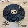 Gambar Kabel Instrument jack GITAR TS to TS L 3m Canare japan Standard L2T2S - 3 meter acpm dari triple3music Kota Bandung 2 Tokopedia