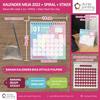 Gambar Kalendar Meja 2022 Minimalis - Kalendar Meja Spiral ukuran 14 x 15 cm - kalender Only dari duniaprinting Jakarta Barat 3 Tokopedia