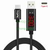 Gambar Kabel charger type tipe c topk fast charging qc 3.0 voltmeter ammeter - Biru dari Tukang Bubut Kota Bekasi 1 Tokopedia