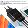 Gambar JOYSEUS Usb Wall Charger 3 Port 3.4a Led Travel Charger Adapter - Hitam dari Joyseus Official Store Jakarta Utara 5 Tokopedia