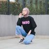 Gambar JINISO T-Shirt Classic Oversize Tee Hitam JNSO Pink | Kaos - M dari JINISO.ID Jakarta Utara 5 Tokopedia