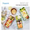 Gambar Freemir Wheat straw Lunch Box 3 Layers Leak Proof Leakproof Bento Box - Hijau dari freemir Official Store Kab. Bekasi 6 Tokopedia