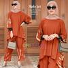 Gambar SETELAN WANITA WAKA-WAKA RULA KOMBINASI JUMBO / SATU SET BAJU DAN CELA - Hitam dari SENTILING Kab. Pekalongan 9 Tokopedia