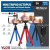 Gambar Set Tripod HP 3in1 Spider Octopus Flexible w Holder & Remote Bluetooth - BLACK dari G-Rex Jakarta Barat 1 Tokopedia
